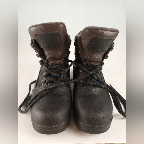 LL Bean Winter Boots,Brown Leather Outdoor Hiking Shoes, Women Size 7 - Picture 8 of 10